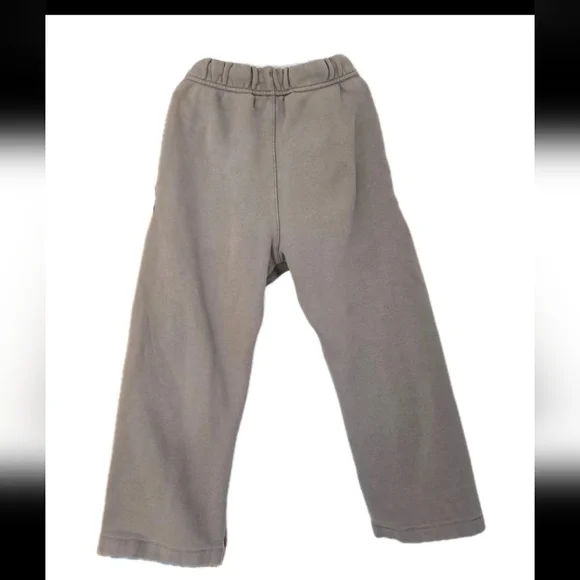 Fear of God Essentials Kids Sweatpants Dark Oatmeal Taupe Logo Fleece Pants Sz 8 - Picture 2 of 6